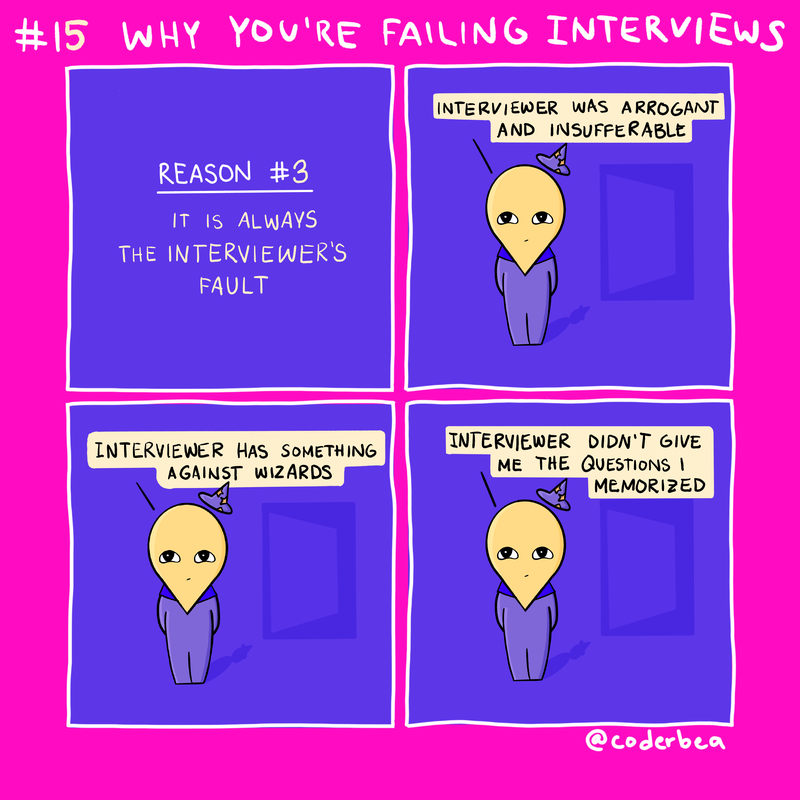 coding interview funny comic memorize programming interview